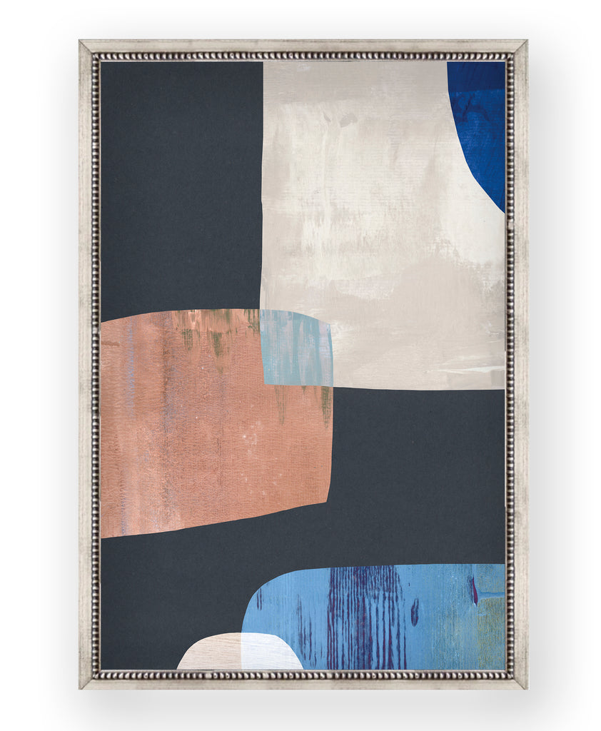 Abstracto Coral Blue