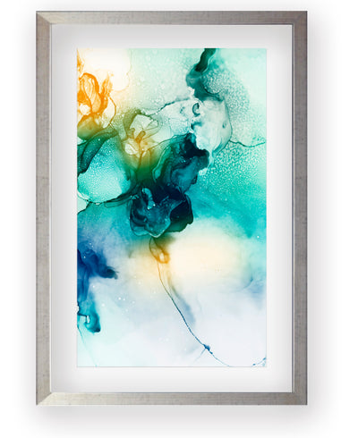 Alcohol Ink Turquesa I